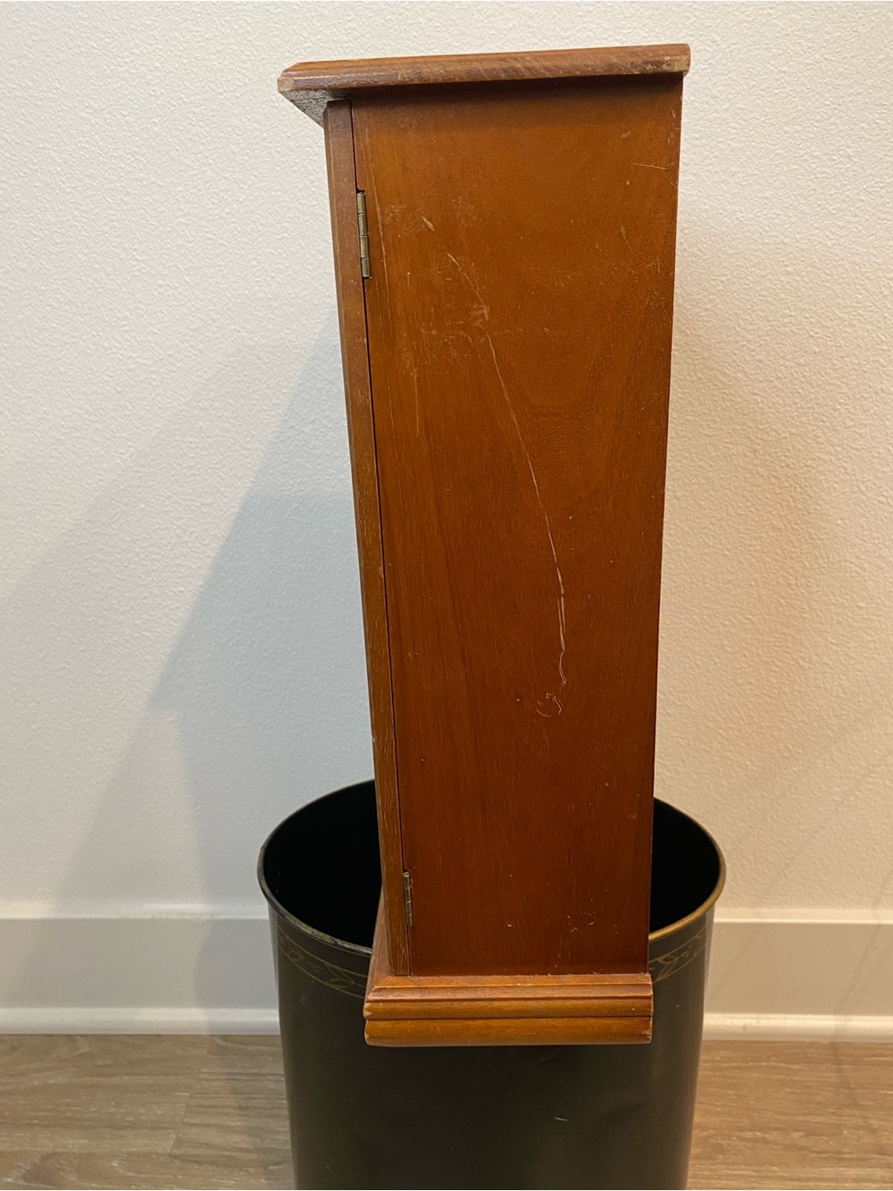 Mid Century Modern Style Wooden Jewelry Box - Picture 6 of 8